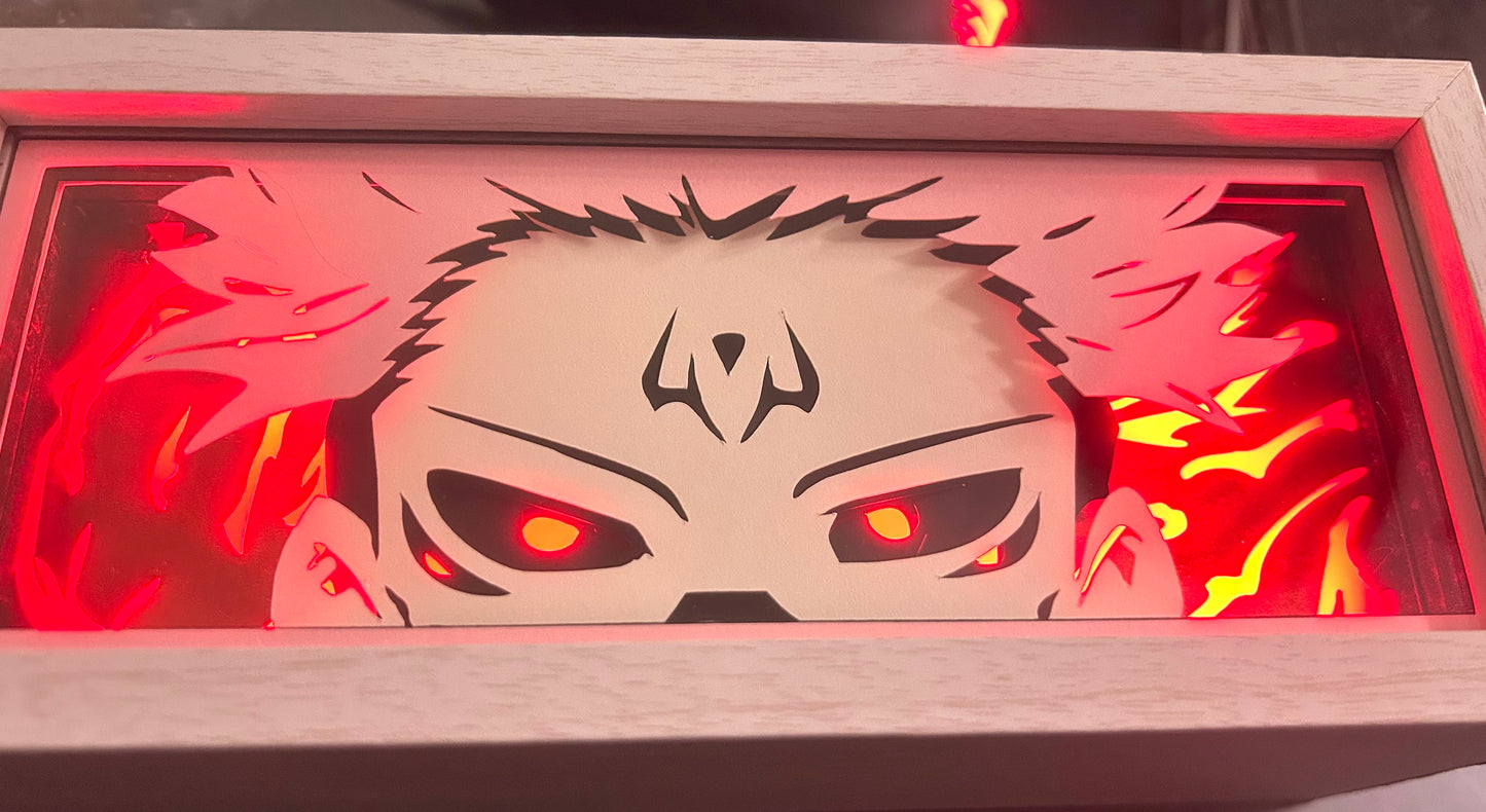 3D Anime Themed Light Boxes/Shadow Boxes
