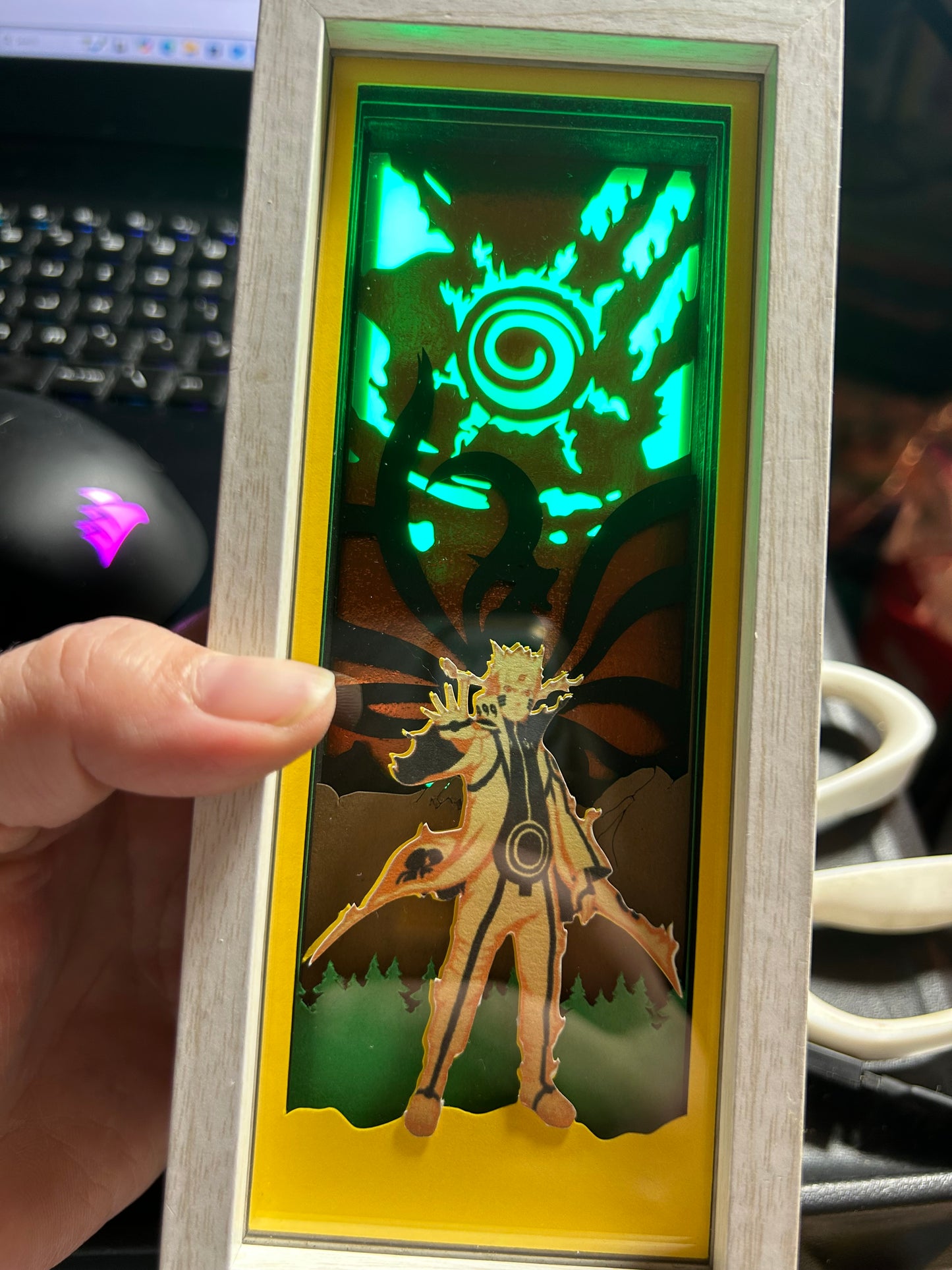 3D Anime Themed Light Boxes/Shadow Boxes