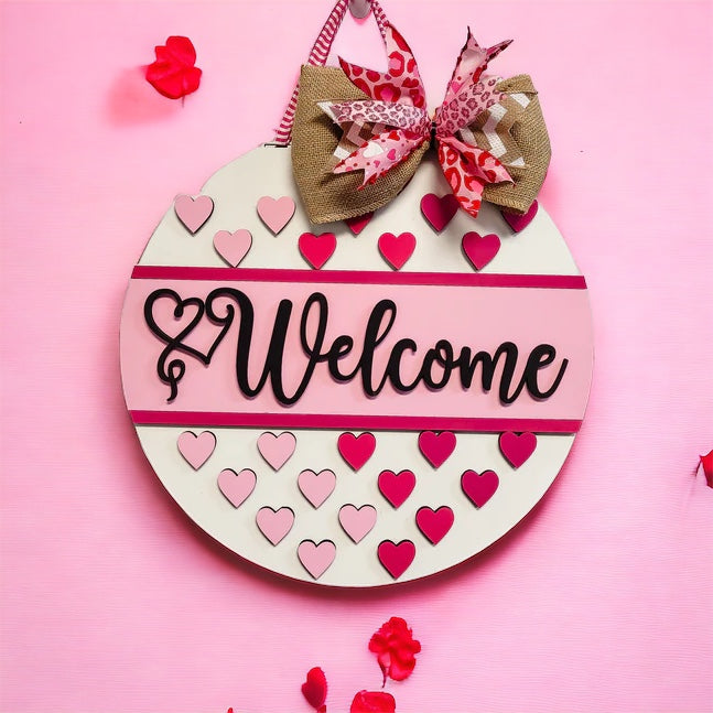 Handmade Valentines Door Hangers