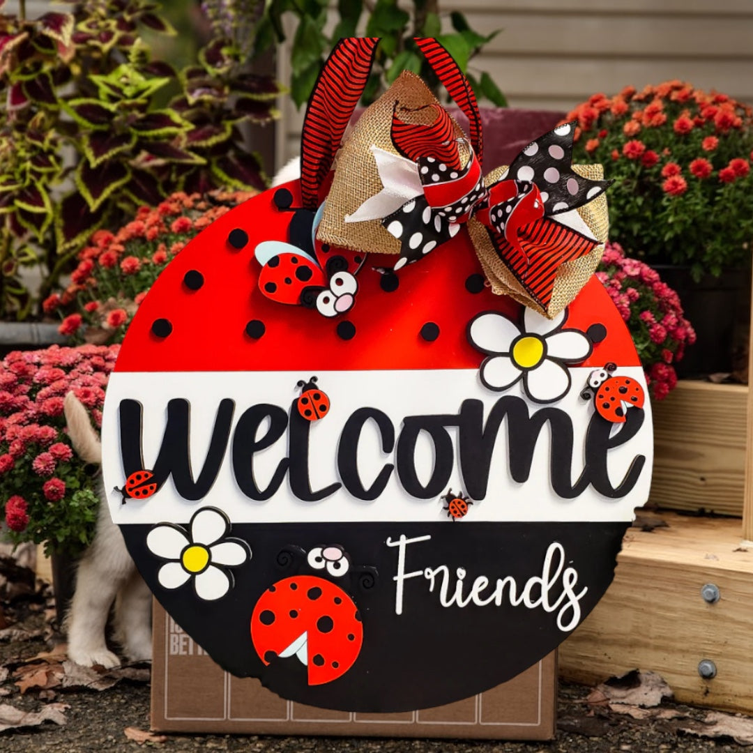 Handmade Door hangers Springtime Fun