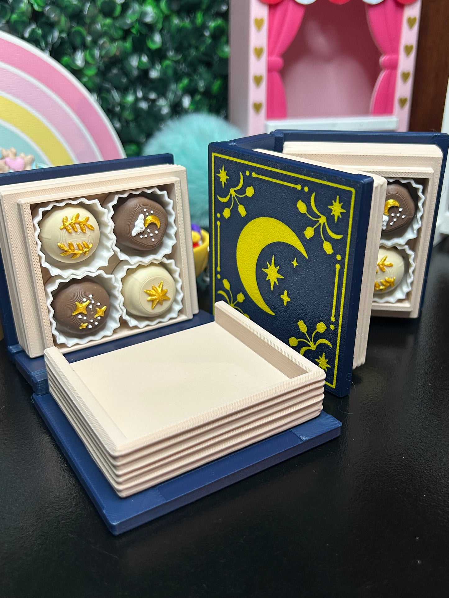 Celestial chocolate box quadruple fidget clicker