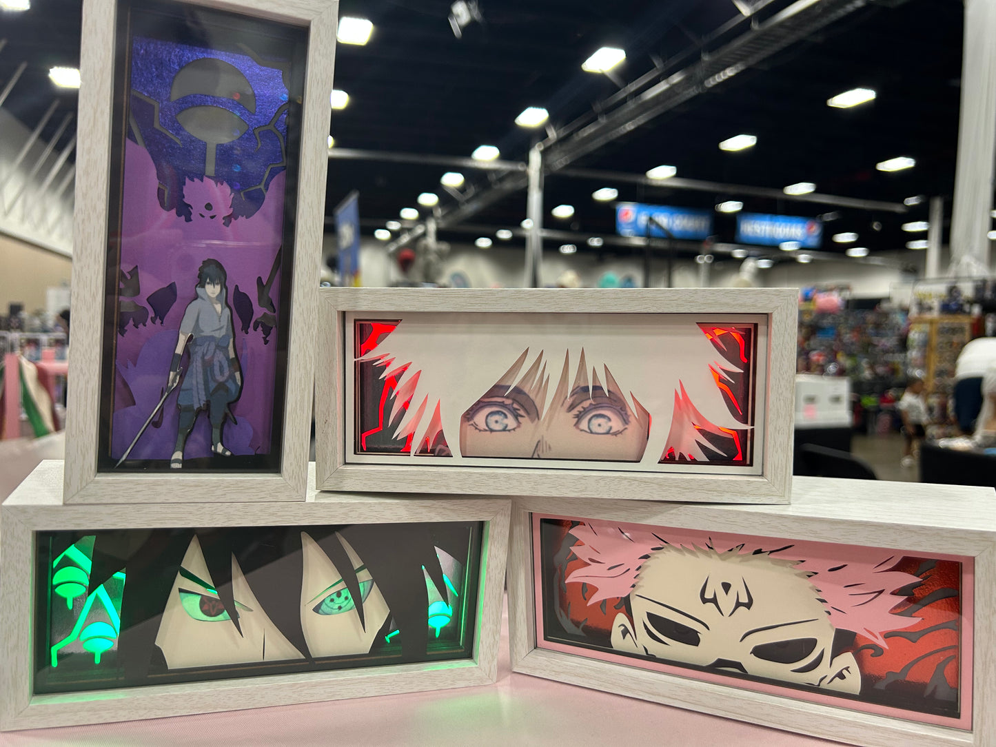 3D Anime Themed Light Boxes/Shadow Boxes